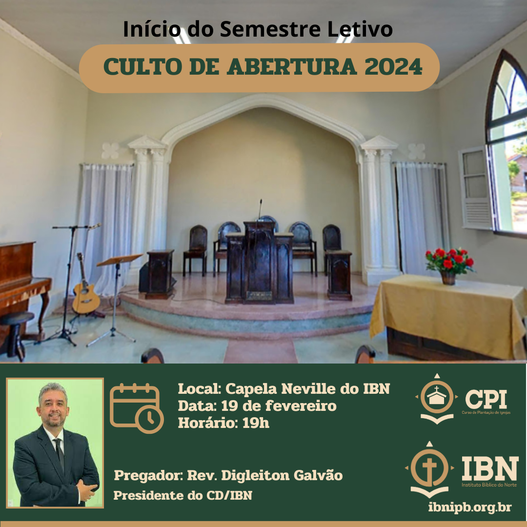 CULTO DE ABERTURA 2024
