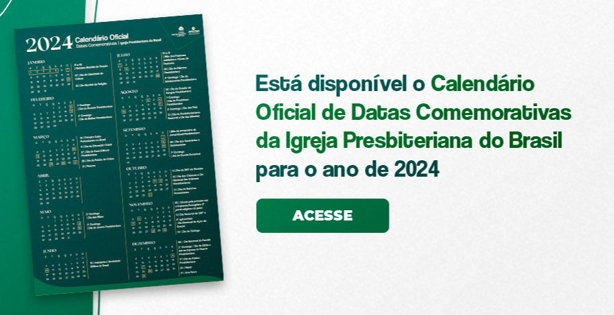 Calendário Oficial de Datas Comemorativas da IPB
